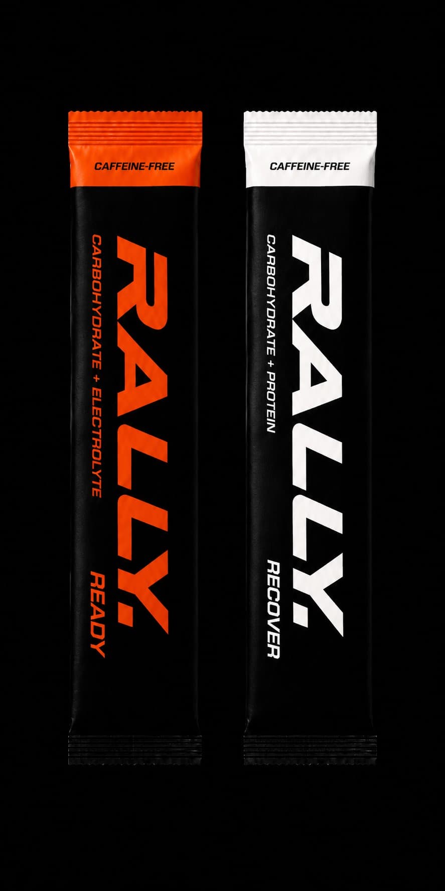 RALLY Ready and RALLY Recover single-serve sticks