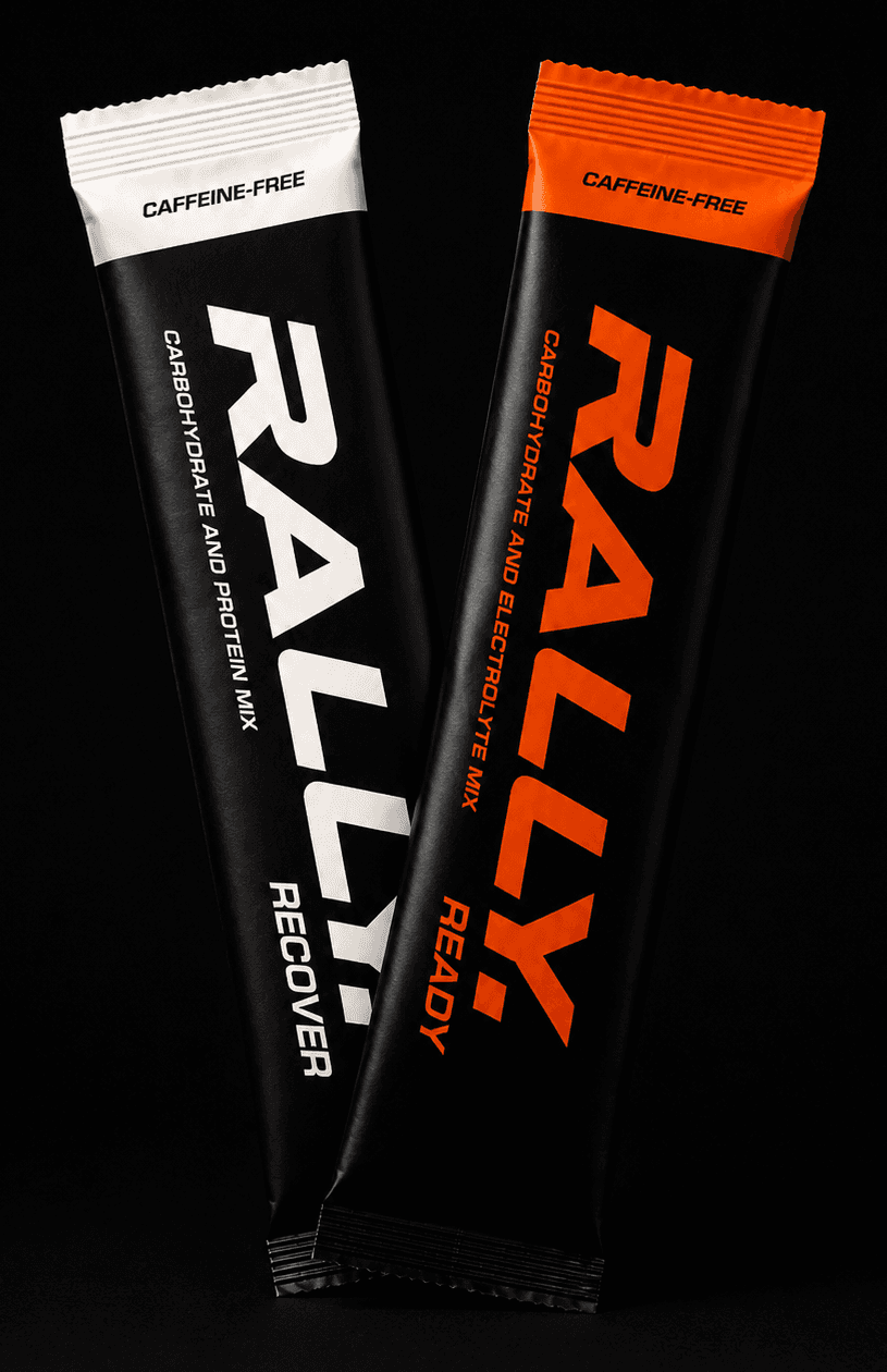 RALLY Recover and RALLY Ready sachets